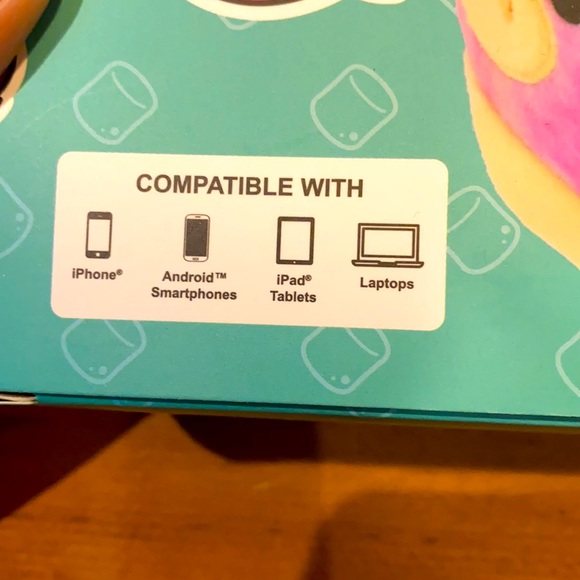 Squishmallows plush unicorn Lola headphones aux-in new in box - Picture 8 of 8